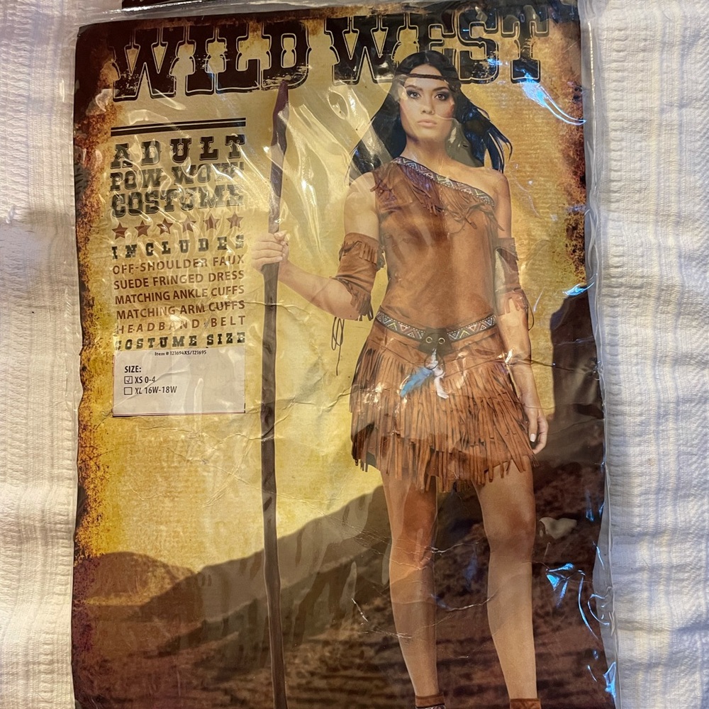 Adult costume size XS 0-4